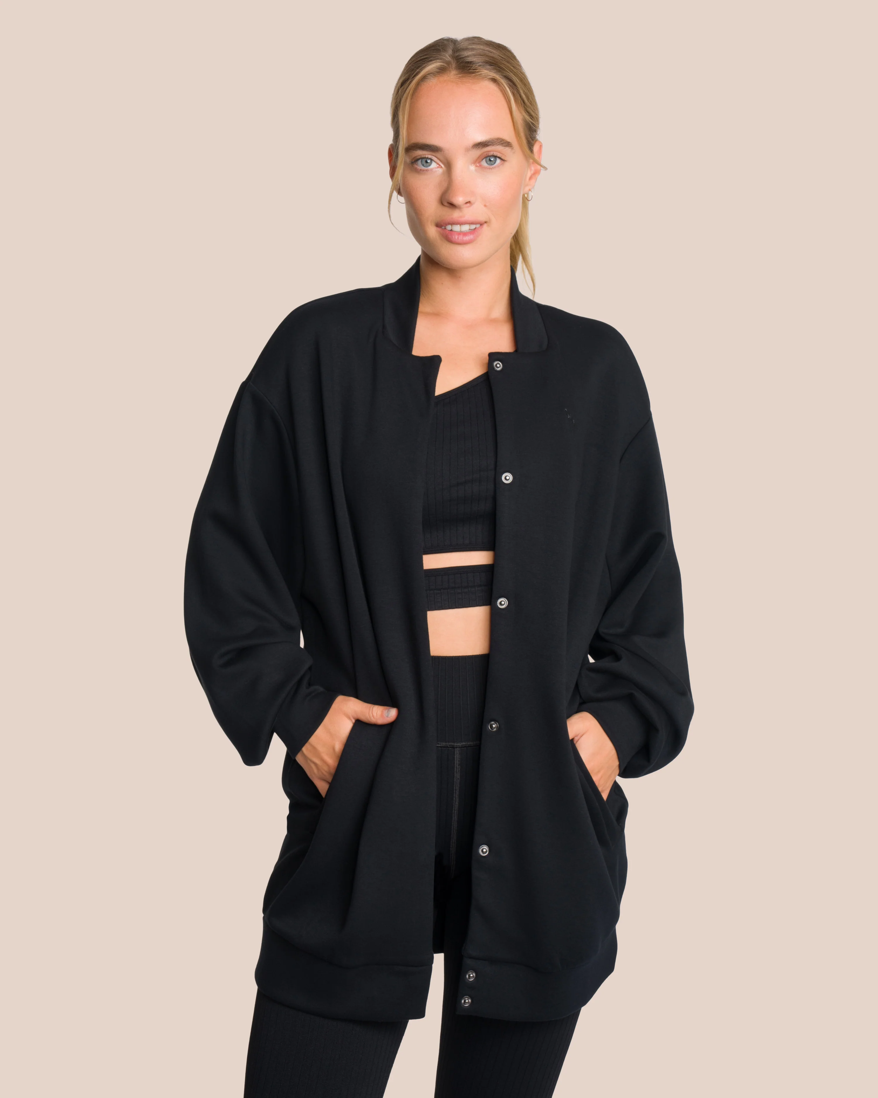 Elodie Bomber Jacket Set Deluxe - Black - Image 11