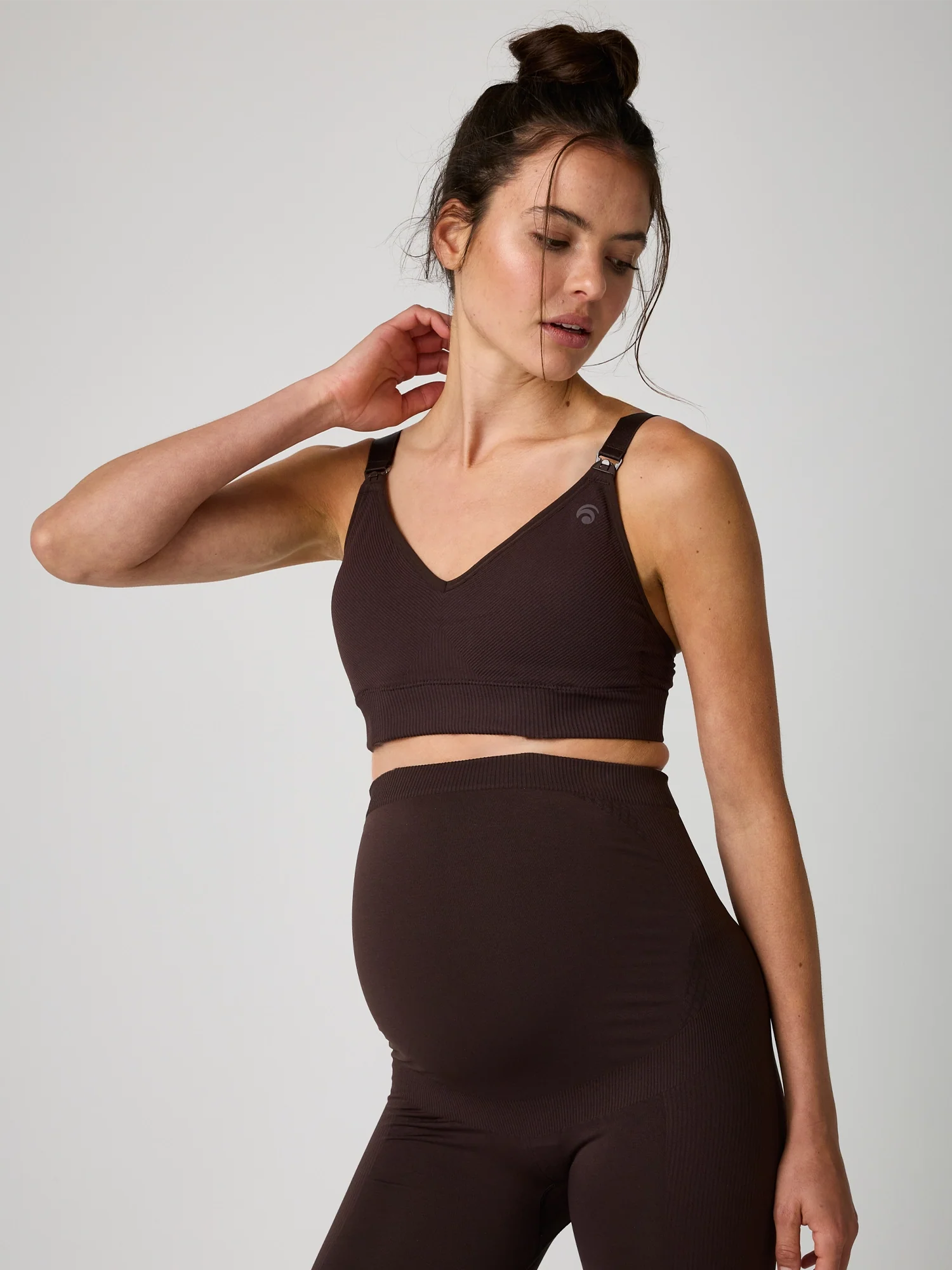 Mila Maternity Set - Dark Oak - Image 3